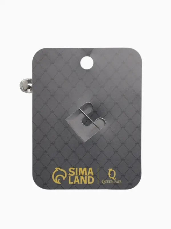 Брошь &laquo;Шприц медицинский&raquo;, красная в серебре