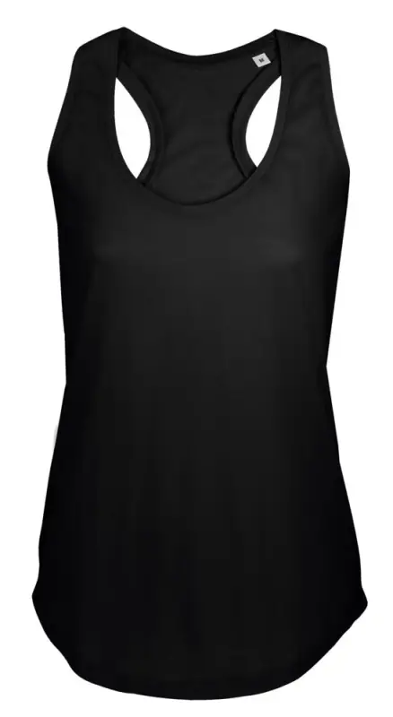 Майка женская Moka 110, черная, размер L Майка женская Moka 110, черная, размер L