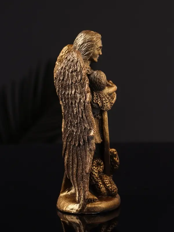 Фигура "Архангел Михаил" 14х9х4 см, бронза