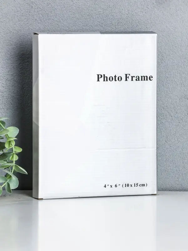 Фоторамка металл на 1 фото 10х15 см "Зеркало" золото гальваника 1,7х15х20,2 см