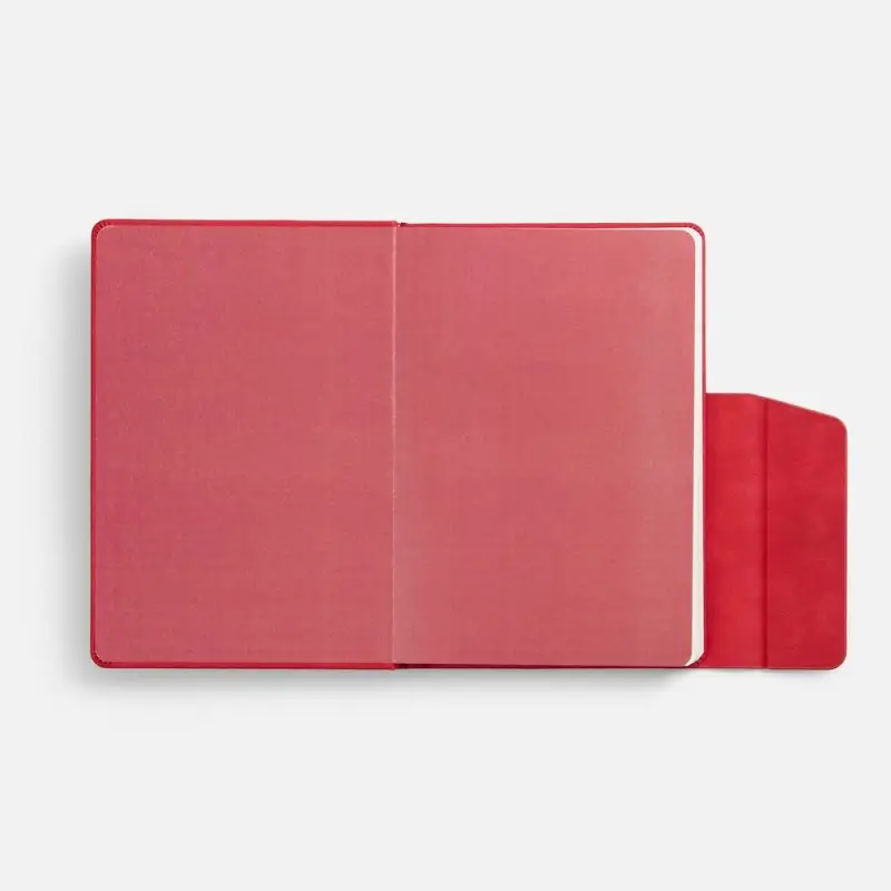 Ежедневник Leadmark, недатированный, красный