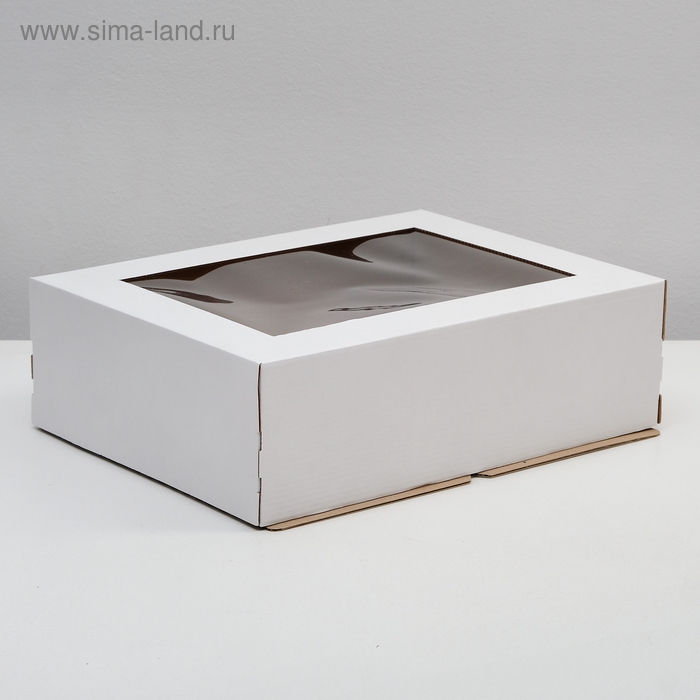 Кондитерская упаковка с окном, 39 х 29 х 12 см Кондитерская упаковка с окном, 39 х 29 х 12 см