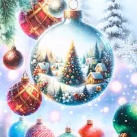 Пакет подарочный новогодний ламинированный, «Ёлка в шаре» , 18×10×22.3 см Пакет подарочный новогодний ламинированный, «Ёлка в шаре» , 18×10×22.3 см