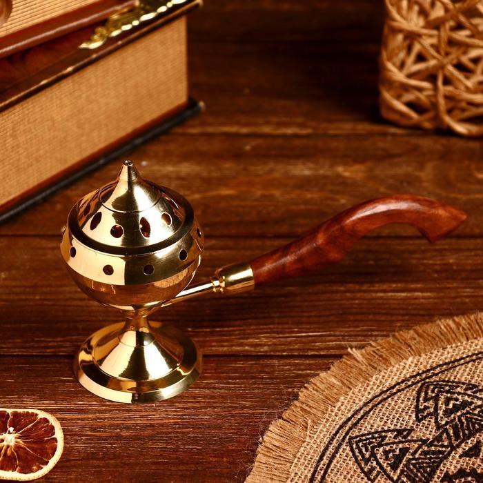 Держатель для углей "Маттео" латунь 21 см