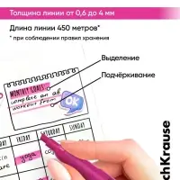 Маркер текстовыделитель ErichKrause V-15, жёлтый