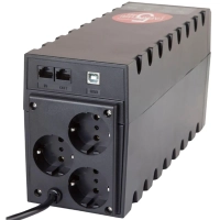ИБП Powercom Raptor RPT-600AP EURO, лин-инт., 600ВА/360Вт, 3 EURO, USB
