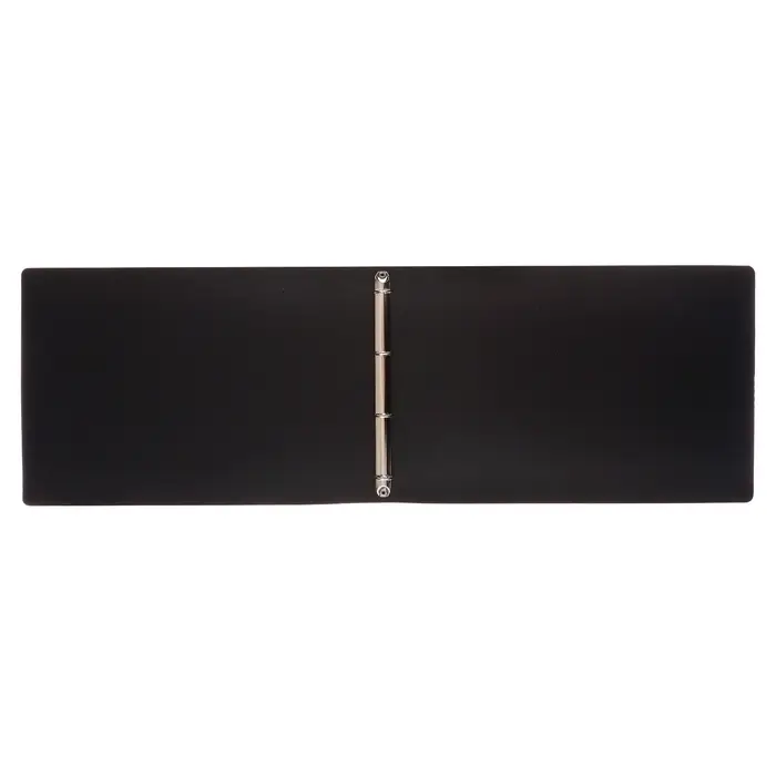 Папка на 4 кольцах А3, Calligrata TOP, 27 мм, 800 мкм, горизонтальная, чёрная