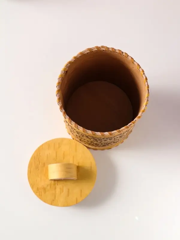 Туес &laquo;Подсолнухи&raquo;, 12х17см береста