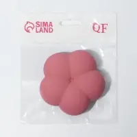 Расчёска массажная &laquo;Цветок&raquo;, 8.5&times;4 см, розовая