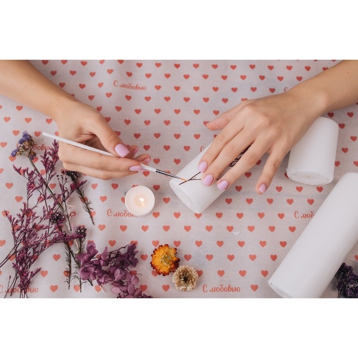 Свеча - цилиндр, 7х12 см белая Свеча - цилиндр, 7х12 см белая