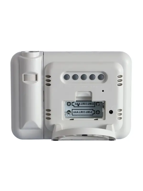 Часы электронные настольные, USB, будильник, термометр, календарь, с проекцией на потолок