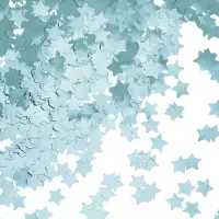 Конфетти «Звезда» голубые, хром, 1.5 см, 50 г