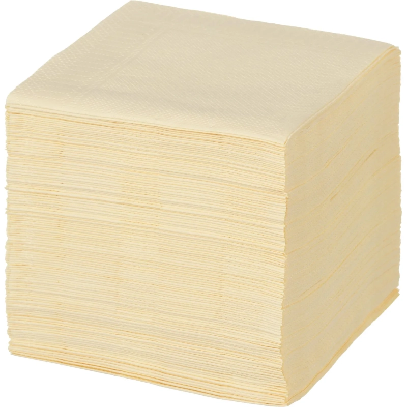 Салфетки бумажные 2сл 23х24 см шампань 250 шт/уп