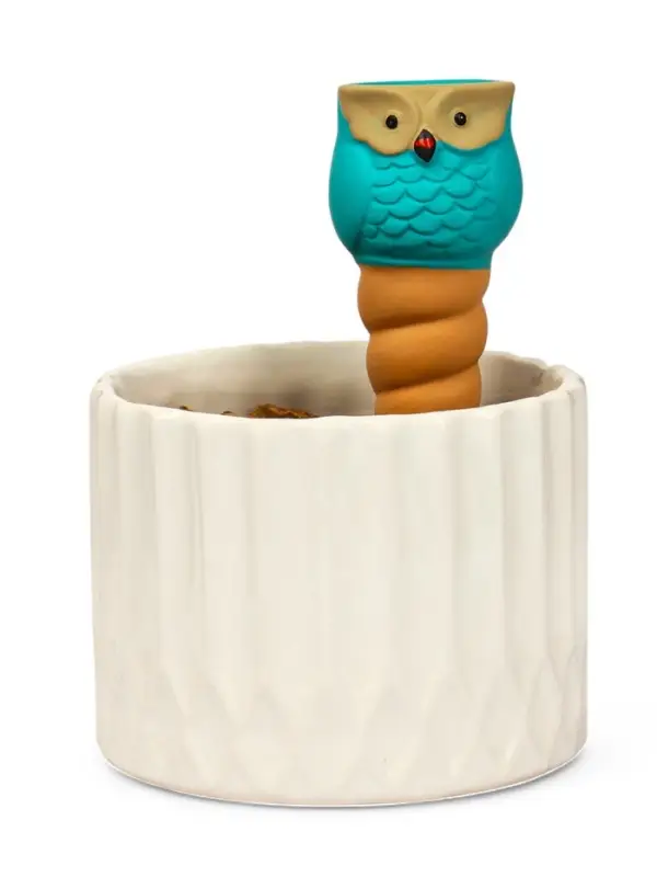 Автополив для комнатных растений &laquo;Совушка&raquo;, 16&times;6 см, керамика, набор 4 шт., МИКС