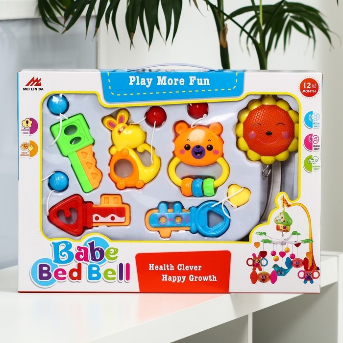 Мобиль музыкальный на кроватку «Яркое настроение. Ключики», заводной Мобиль музыкальный на кроватку «Яркое настроение. Ключики», заводной