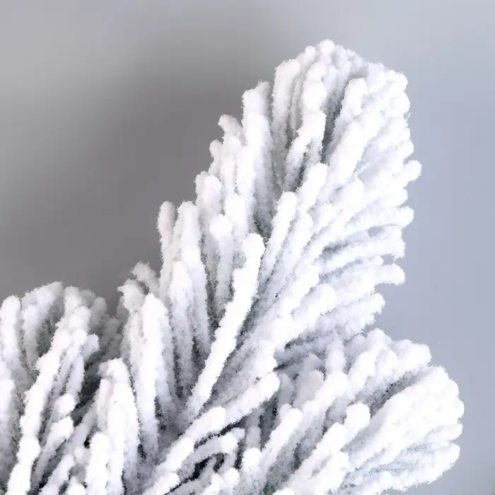 Литая веточка, голубая, заснеженная, 31 &times; 14 см, набор 2 шт.