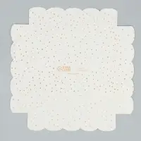 Коробка для кондитерских изделий с пластиковой крышкой I love winter, 15×15×3 см