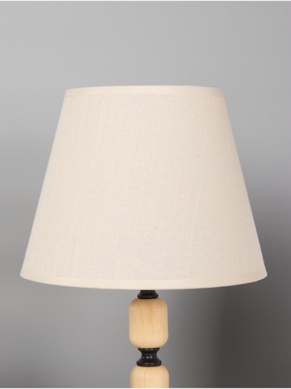 Лампа настольная BayerLux ЭКО Лампа настольная BayerLux ЭКО "Одри" 1х40Вт Е27 черный/коричневый 25х25х43см