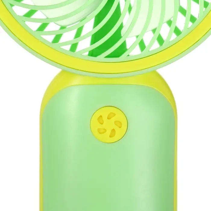 Вентилятор ручной YM88151, мини, осевой, 250 мАч, 1 режим, кабель для зарядки, зелёный