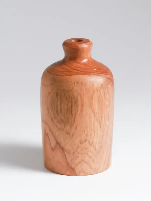 Ваза для сухоцветов &laquo;Элегия&raquo;, 8&times;8&times;13 см, дерево джати, коричневая