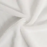 Ткань для рукоделия, мех на трикотажной основе, белая, лоскут 50&times;50 см