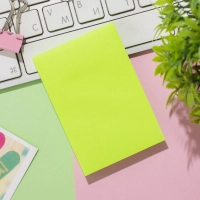 Стикеры Attache с клеев. краем 76х51, неон, зеленый 100л