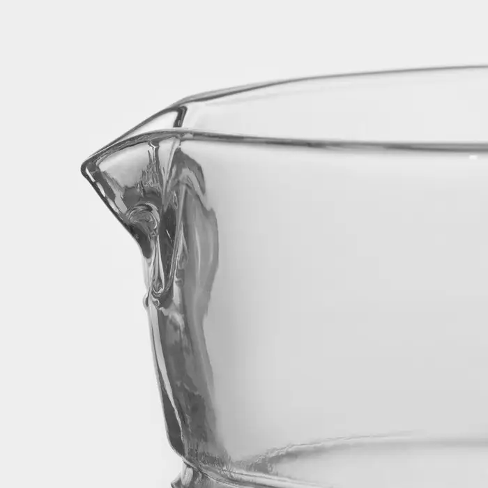 Кувшин Paşabah&ccedil;e Light blue, 1.7 л, стекло, красная крышка, прозрачный