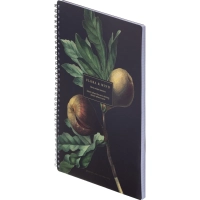Бизнес-тетрадь, BS, А4, 96л., клетка, мягкий, спираль. Flora, инжир, N4283