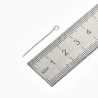 Штифт с петлёй СМ-1083, 3 см, 100 г, цвет серебро