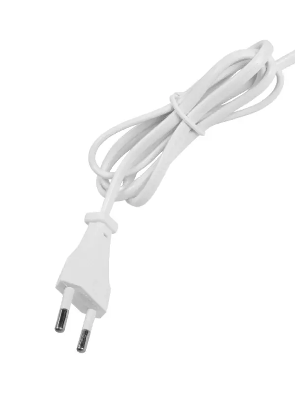 Зарядное устройство USB, 4 порта, с встроенными кабелями Type-C и Lightning, провод 1 м, белый