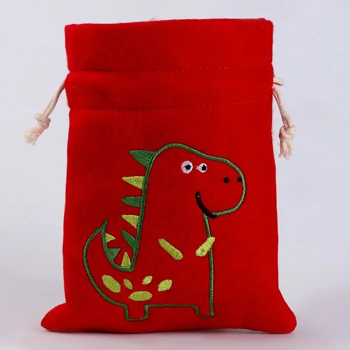 Мешок для подарков «Дракон», р. 17×13 см, МИКС Мешок для подарков «Дракон», р. 17×13 см, МИКС