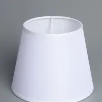 Абажур BayerLux &laquo;Лён&raquo;, E27 или E14, белый, 16&times;16&times;13 см