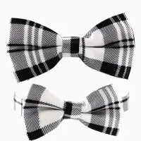 Галстук - бабочка для мальчика и папы M&B Family look, 2 шт., серый