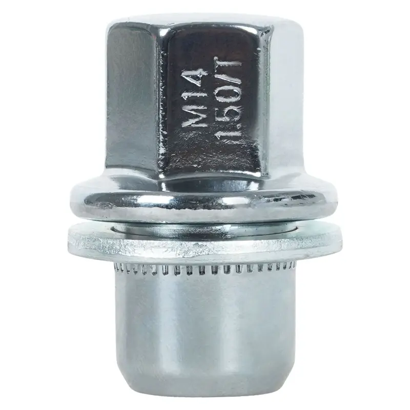 Гайка колесная M14x1,5x46, несъемная шайба, ключ 22, закрытая, хром для а/м Land Rover