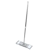 Швабра со сменной насадкой тм VETTA, ручка телескоп. 120см, нерж.сталь, насадка микрофибра 50г/м2