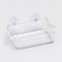 Кормушка NomoyPet для террариума на присосках, 10 х 4 х 7,5 см