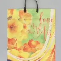 Пакет "Вдохновение", полиэтиленовый с пластиковой ручкой, 38 х 45 + 3 см, 90 мкм