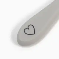 Тарелка детская на присоске и ложка, серый, Mum&Baby Тарелка детская на присоске и ложка, серый, Mum&Baby