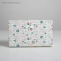 Коробка для эклеров с вкладышами - 5 шт «Let it Snow», 25,2 х 15 х 7 см
