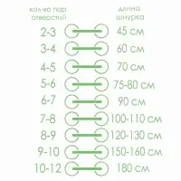 Шнурки для обуви, пара, плоские, 12 мм, 120 см, оранжевые, неоновые