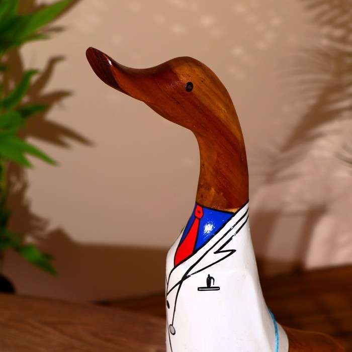 Сувенир Сувенир "Утка-доктор" дерево 45 см