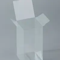 Складная прозрачная коробка из PVC, для упаковки подарков, 5&times;5&times;10 см
