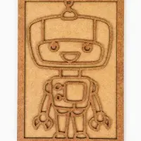 Картина пластилином &laquo;Робот&raquo;, 21&times;15 см, набор для творчества