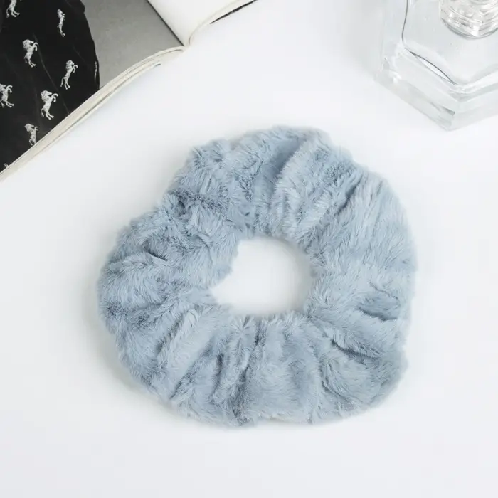 Резинка для волос "Орбита" нежность, 9 см, голубой