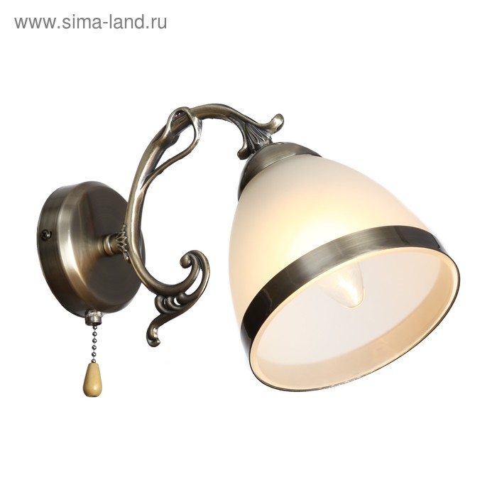 Бра "Мадлен" 1х60Вт E27 античная бронза 28х14х21 см.