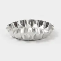 Форма для выпечки универсальная, d=14.4 см, h=2.6 см, жесть, серебристая