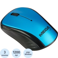 Мышь компьютерная ProMega jet WM006 USB WLS RT/2 ААА/dpi 1200/3 кн/синий