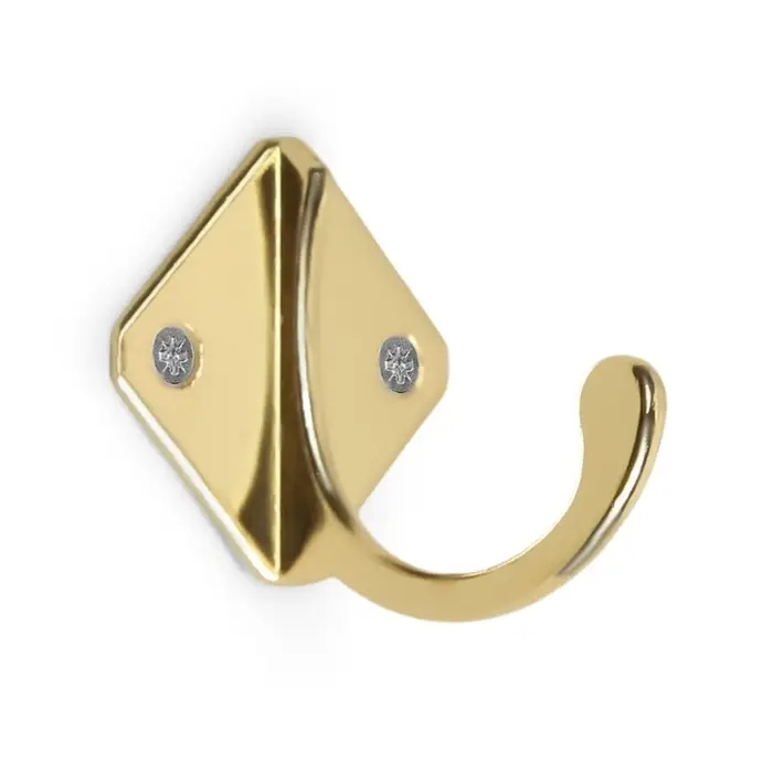 Крючок мебельный ТУНДРА TKO026, однорожковый, золото, 20 шт. Крючок мебельный ТУНДРА TKO026, однорожковый, золото, 20 шт.