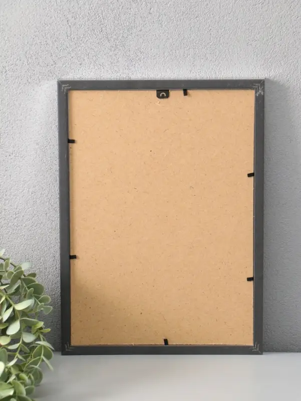 Фоторамка для фото 21х29,7 см (А4) "Oframe", пластик, серебро, (пластик экран)