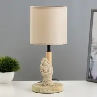 Лампа настольная RISALUX &laquo;Ева&raquo;, Е14, 40 Вт, бежевая, 15&times;15&times;31 см